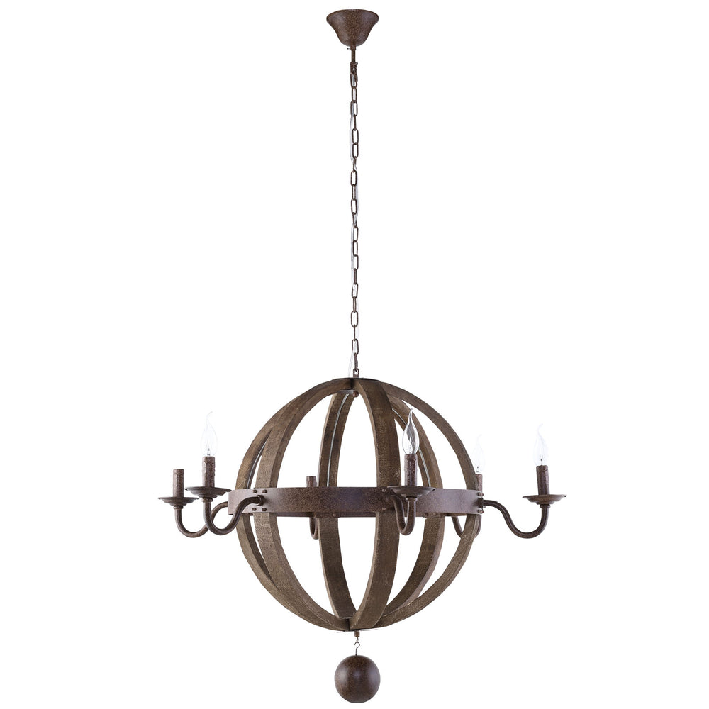 Catapult Chandelier Antique Brass EEI-1569