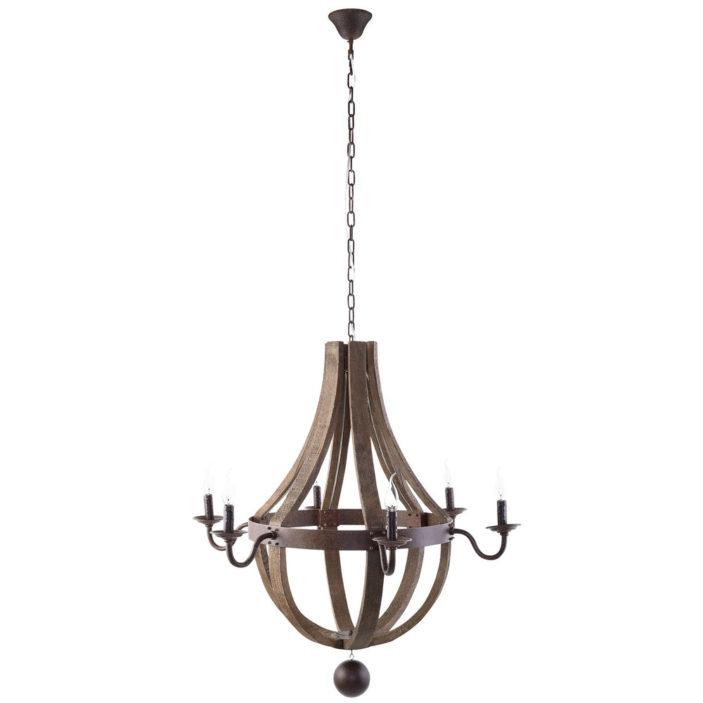 Ballista Chandelier Antique Brass EEI-1570