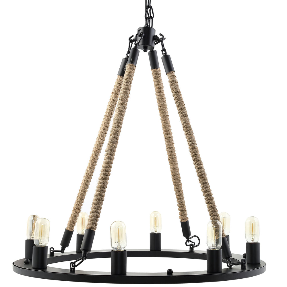 Encircle Chandelier Black EEI-1574