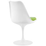 Lippa Dining Vinyl Side Chair Green EEI-1594-GRN