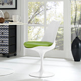 Lippa Dining Vinyl Side Chair Green EEI-1594-GRN