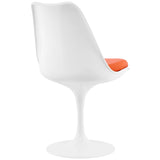 Lippa Dining Vinyl Side Chair Orange EEI-1594-ORA