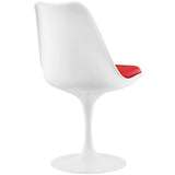 Lippa Dining Vinyl Side Chair Red EEI-1594-RED