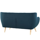 Remark Upholstered Fabric Loveseat Azure EEI-1632-AZU