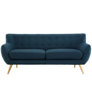 Remark Upholstered Fabric Sofa Azure EEI-1633-AZU