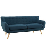 Remark Upholstered Fabric Sofa Azure EEI-1633-AZU