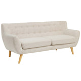 Remark Upholstered Fabric Sofa Beige EEI-1633-BEI