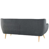Remark Upholstered Fabric Sofa Gray EEI-1633-GRY