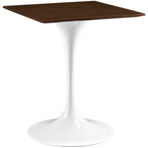 Modway Furniture Lippa 24" Wood Dining Table 0423 Walnut EEI-1640-WAL