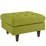 Empress Upholstered Fabric Ottoman Wheatgrass EEI-1667-WHE