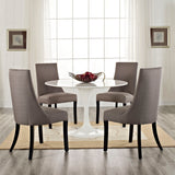 Modway Furniture Reverie Dining Side Chair Set of 4 Gray 23 x 22 x 38