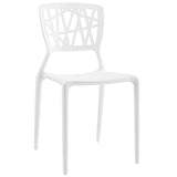 Astro Dining Side Chair White EEI-1706-WHI