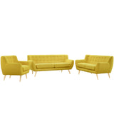 Remark 3 Piece Living Room Set Sunny EEI-1782-SUN-SET