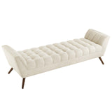 Response Upholstered Fabric Bench Beige EEI-1790-BEI