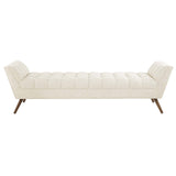 Response Upholstered Fabric Bench Beige EEI-1790-BEI