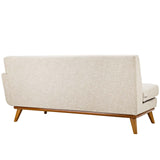 Engage Right-Arm Upholstered Fabric Loveseat Beige EEI-1792-BEI
