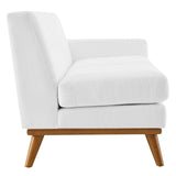 Engage Right-Arm Upholstered Fabric Loveseat White EEI-1792-WHI