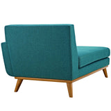 Engage Right-Facing Upholstered Fabric Chaise Teal EEI-1794-TEA