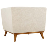 Engage Upholstered Fabric Corner Chair Beige EEI-1796-BEI