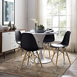 Pyramid Dining Side Chair Black EEI-180-BLK