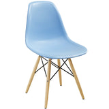 Pyramid Dining Side Chair Light Blue EEI-180-LBU