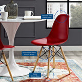 Pyramid Dining Side Chair Red EEI-180-RED