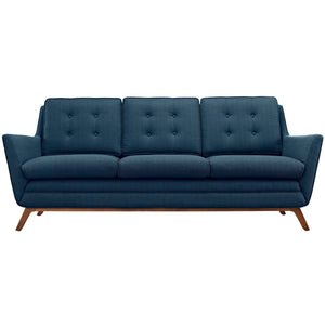 Beguile Upholstered Fabric Sofa Azure EEI-1800-AZU