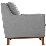 Beguile Upholstered Fabric Sofa Expectation Gray EEI-1800-GRY