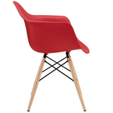 Pyramid Dining Armchair Red EEI-182-RED