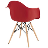 Pyramid Dining Armchair Red EEI-182-RED