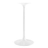 Modway Furniture Lippa 28" Round Wood Bar Table Default Title EEI-1825-WHI