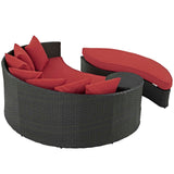 Sojourn Outdoor Patio Sunbrella® Daybed Canvas Red EEI-1982-CHC-RED
