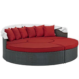 Sojourn Outdoor Patio Sunbrella® Daybed Canvas Red EEI-1986-CHC-RED