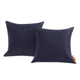 Convene Two Piece Outdoor Patio Pillow Set Navy EEI-2001-NAV