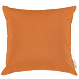 Convene Two Piece Outdoor Patio Pillow Set Orange EEI-2001-ORA