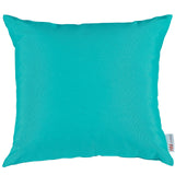 Convene Two Piece Outdoor Patio Pillow Set Turquoise EEI-2001-TRQ