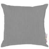 Summon 2 Piece Outdoor Patio Sunbrella® Pillow Set Gray EEI-2002-GRY