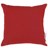 Summon 2 Piece Outdoor Patio Sunbrella® Pillow Set Red EEI-2002-RED