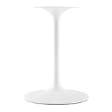 Modway Furniture Lippa 48" Oval Wood Top Dining Table WHITE WHITE EEI-2017-WHI