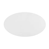 Modway Furniture Lippa 48" Oval-Shaped Wood Top Coffee Table Default Title EEI-2018-WHI