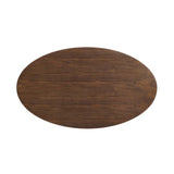 Modway Furniture Lippa 48" Oval Walnut Dining Table in Walnut Default Title EEI-2019-WAL