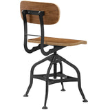 Mark Wood Dining Stool Brown EEI-2044-BRN