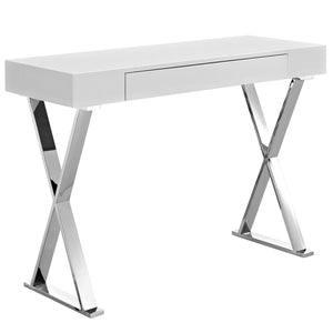 Sector Console Table White EEI-2048-WHI-SET