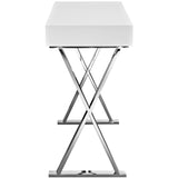 Sector Console Table White EEI-2048-WHI-SET