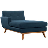 Engage Left-Facing Upholstered Fabric Sectional Sofa Azure EEI-2068-AZU-SET