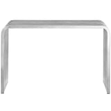 Pipe Stainless Steel Console Table Silver EEI-2104-SLV