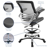 Edge Drafting Chair Gray EEI-211-GRY