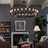 Teleport 52" Chandelier Brown EEI-2118-BRN