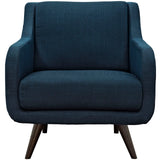 Verve Upholstered Fabric Armchair Azure EEI-2128-AZU