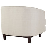 Coast Upholstered Fabric Armchair Beige EEI-2130-BEI